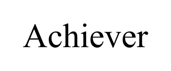 Trademark Logo ACHIEVER