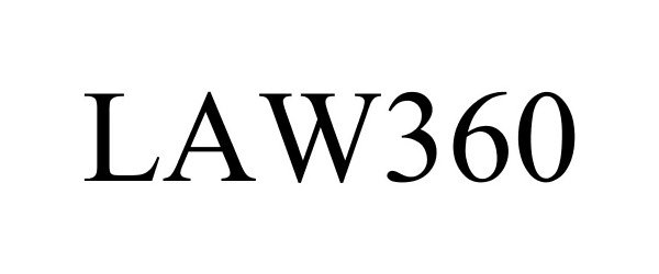 Trademark Logo LAW360