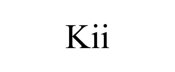 Trademark Logo KII