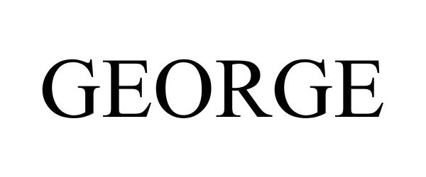 Trademark Logo GEORGE