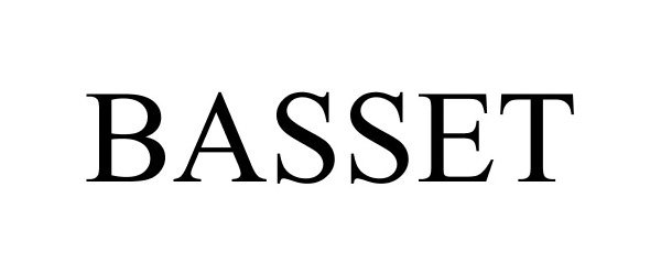 Trademark Logo BASSET