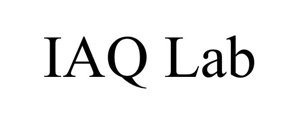 Trademark Logo IAQ LAB