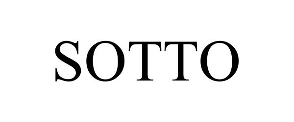 Trademark Logo SOTTO