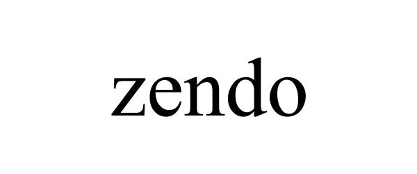 Trademark Logo ZENDO