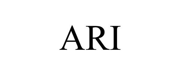 Trademark Logo ARI
