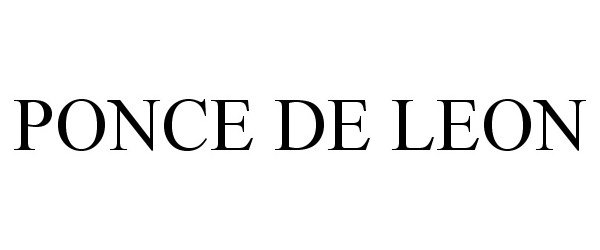 Trademark Logo PONCE DE LEON