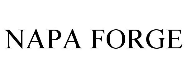 Trademark Logo NAPA FORGE
