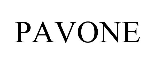 Trademark Logo PAVONE