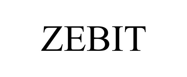 Trademark Logo ZEBIT