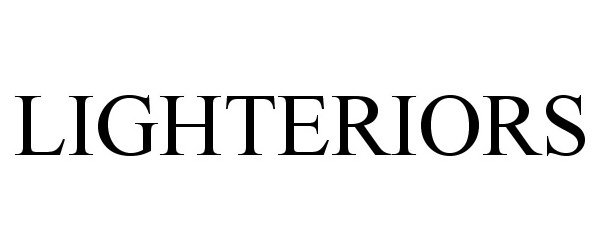 Trademark Logo LIGHTERIORS