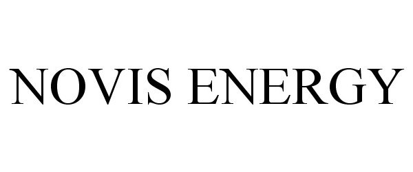  NOVIS ENERGY