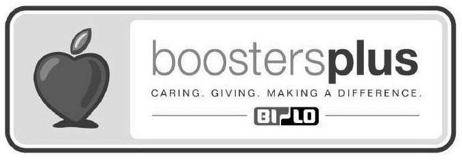  BOOSTERSPLUS CARING. GIVING. MAKING A DIFFERENCE. BI-LO