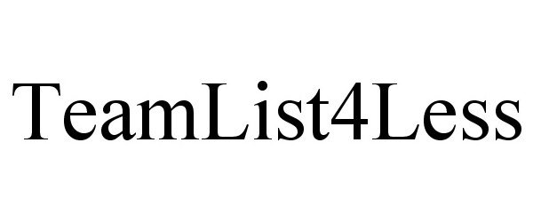  TEAMLIST4LESS