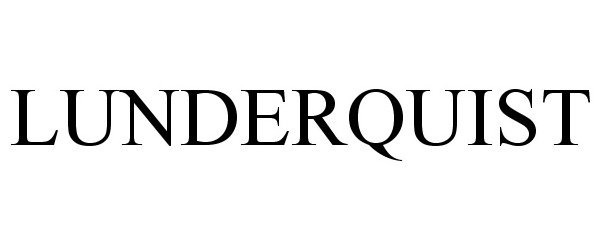  LUNDERQUIST