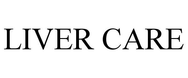 Trademark Logo LIVER CARE