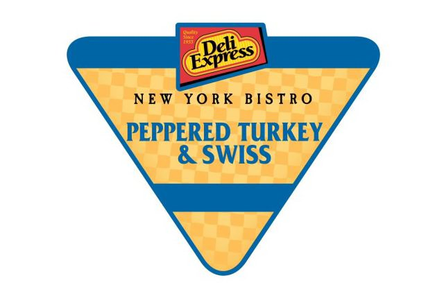  DELI EXPRESS NEW YORK BISTRO QUALITY SINCE 1955 PEPPERED TURKEY &amp; SWISS