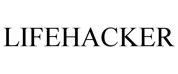 Trademark Logo LIFEHACKER