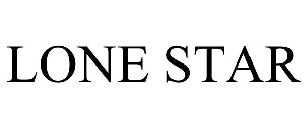 Trademark Logo LONE STAR