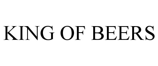 Trademark Logo KING OF BEERS