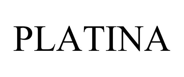Trademark Logo PLATINA