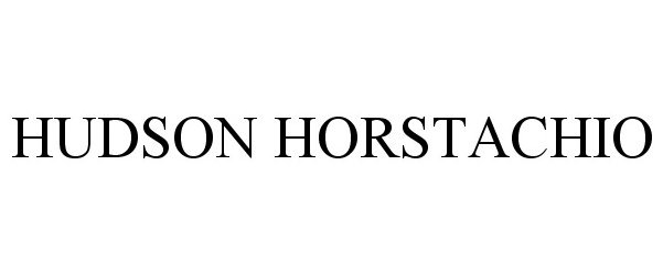 Trademark Logo HUDSON HORSTACHIO