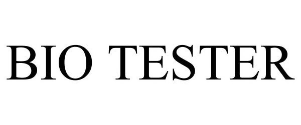 Trademark Logo BIO TESTER