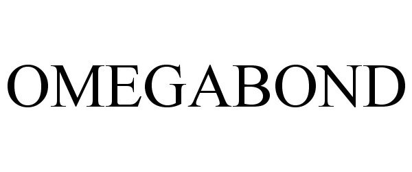 Trademark Logo OMEGABOND