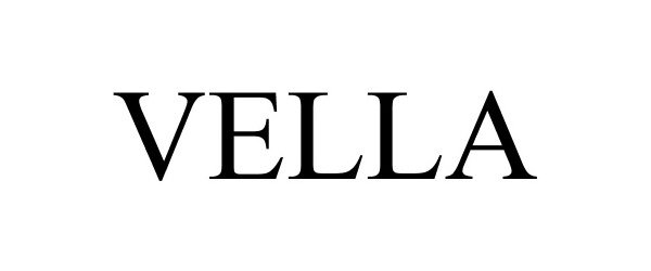 Trademark Logo VELLA