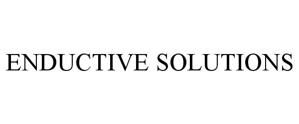 Trademark Logo ENDUCTIVE SOLUTIONS