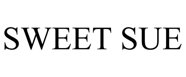 Trademark Logo SWEET SUE