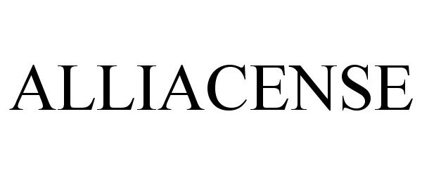 Trademark Logo ALLIACENSE