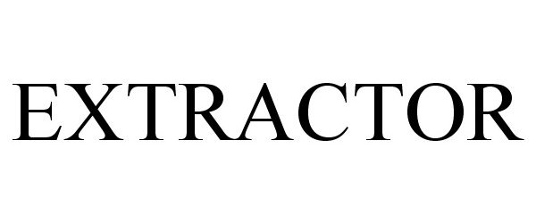 Trademark Logo EXTRACTOR