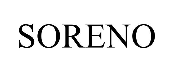 Trademark Logo SORENO