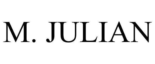 Trademark Logo M. JULIAN