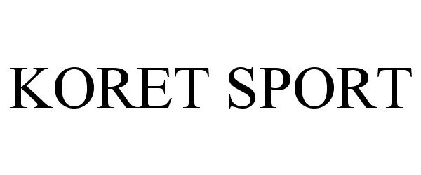 Trademark Logo KORET SPORT