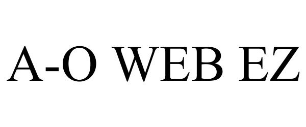 Trademark Logo A-O WEB EZ