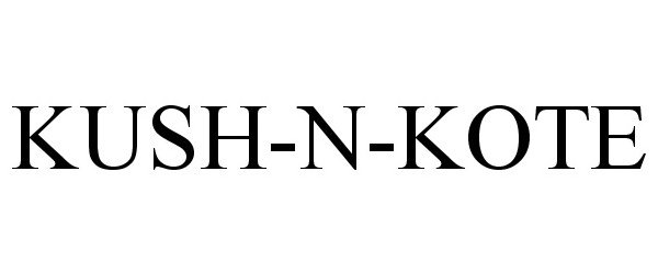 Trademark Logo KUSH-N-KOTE