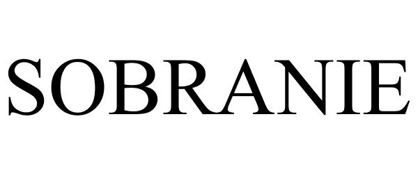 Trademark Logo SOBRANIE