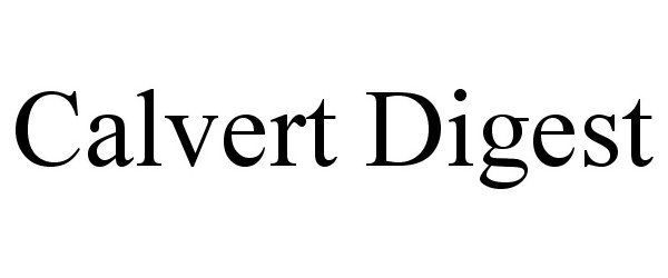  CALVERT DIGEST