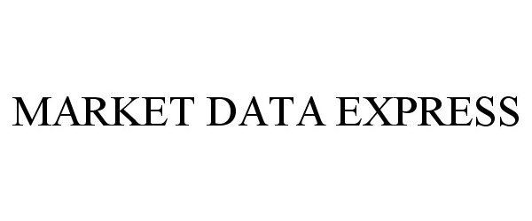  MARKET DATA EXPRESS