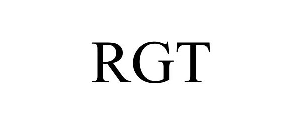 Trademark Logo RGT