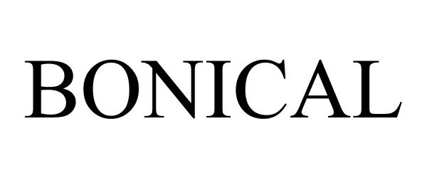 Trademark Logo BONICAL