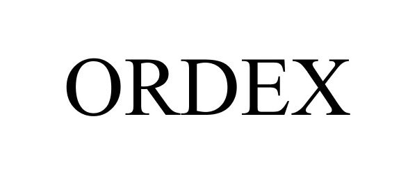 Trademark Logo ORDEX