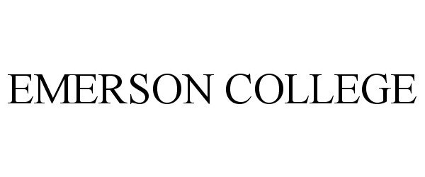 Trademark Logo EMERSON COLLEGE