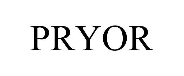 Trademark Logo PRYOR