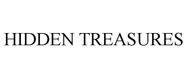 Trademark Logo HIDDEN TREASURES