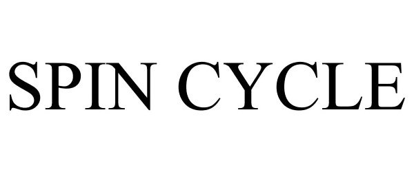 Trademark Logo SPIN CYCLE