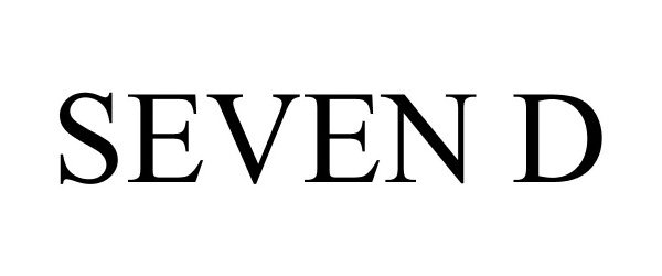 Trademark Logo SEVEN D