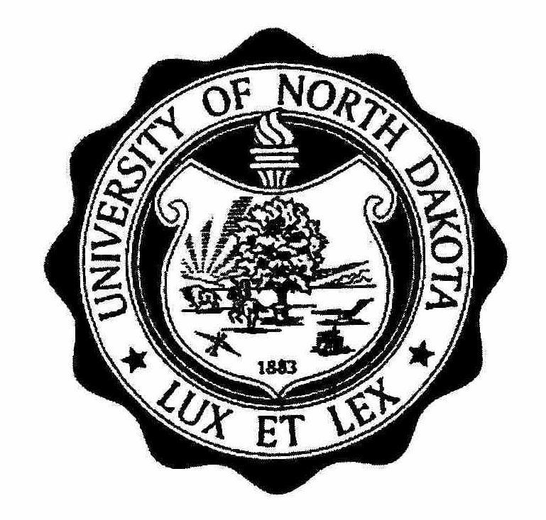 Trademark Logo UNIVERSITY OF NORTH DAKOTA LUX ET LEX 1883
