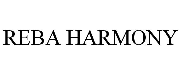 Trademark Logo REBA HARMONY